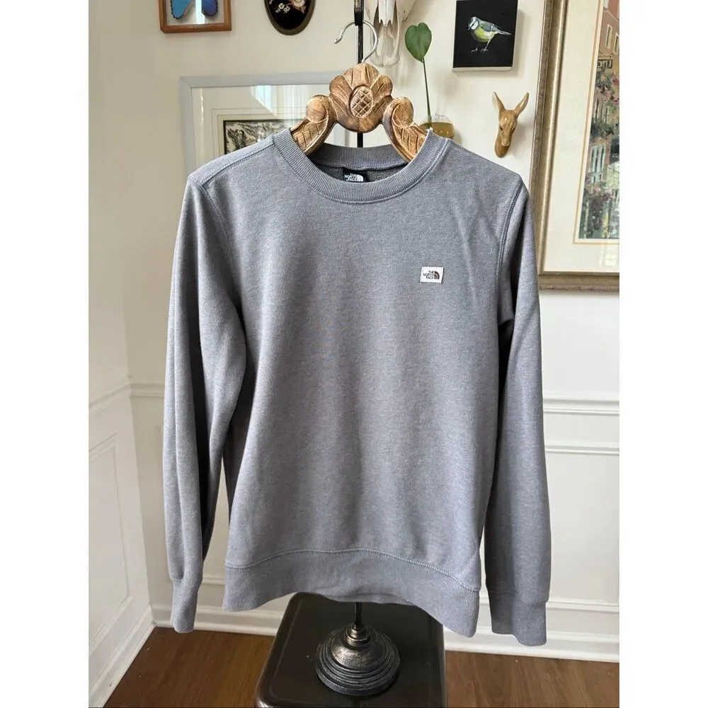 The North Face Heritage Patch Crew Sweatshirt Grey S